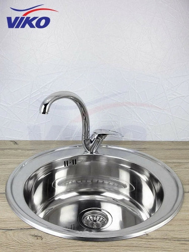 Смеситель для кухни Viko V-6914 Хром