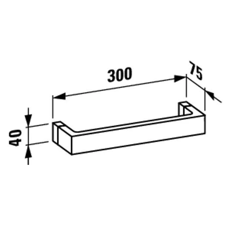 Полотенцедержатель Laufen Kartell 3.8133.0.082.000.1 цвет оранжевый