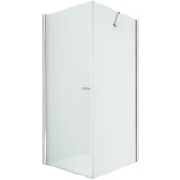Душевой уголок New Trendy New Soleo Chrome 90x80 D-0141A/D-0087B профиль Хром стекло прозрачное