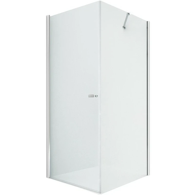 Душевой уголок New Trendy New Soleo Chrome 90x80 D-0141A/D-0087B профиль Хром стекло прозрачное