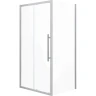 Душевой уголок Esbano Flex 120x90 ESOGF129PSC профиль Хром стекло прозрачное