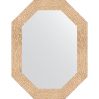 Зеркало Evoform Octagon 66x86 BY 7179 в багетной раме - Золотые дюны 90 мм стекло