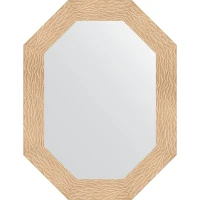 Зеркало Evoform Octagon 66x86 BY 7179 в багетной раме - Золотые дюны 90 мм стекло