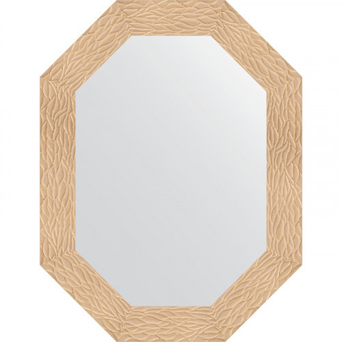 Зеркало Evoform Octagon 66x86 BY 7179 в багетной раме - Золотые дюны 90 мм стекло