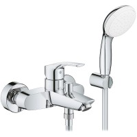 Смеситель для ванны Grohe Eurosmart 33302003 Хром латунь на стену