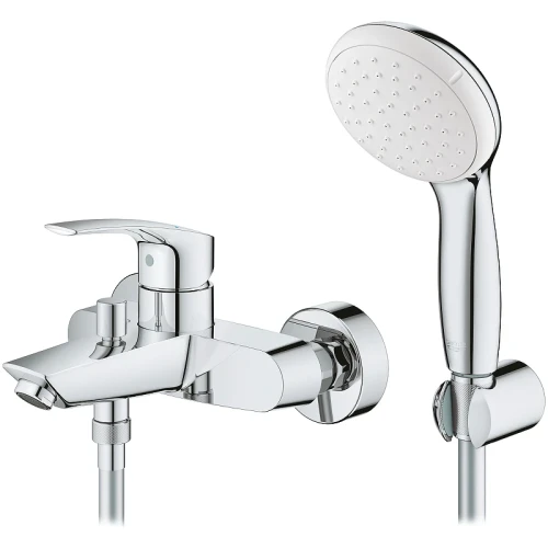 Смеситель для ванны Grohe Eurosmart 33302003 Хром латунь на стену