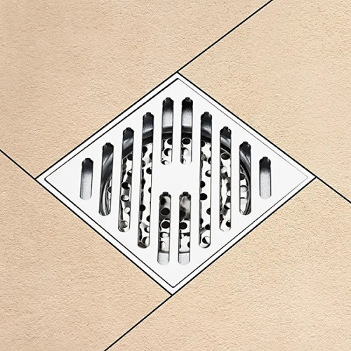 Душевой трап Gappo G81050 с решеткой Хром