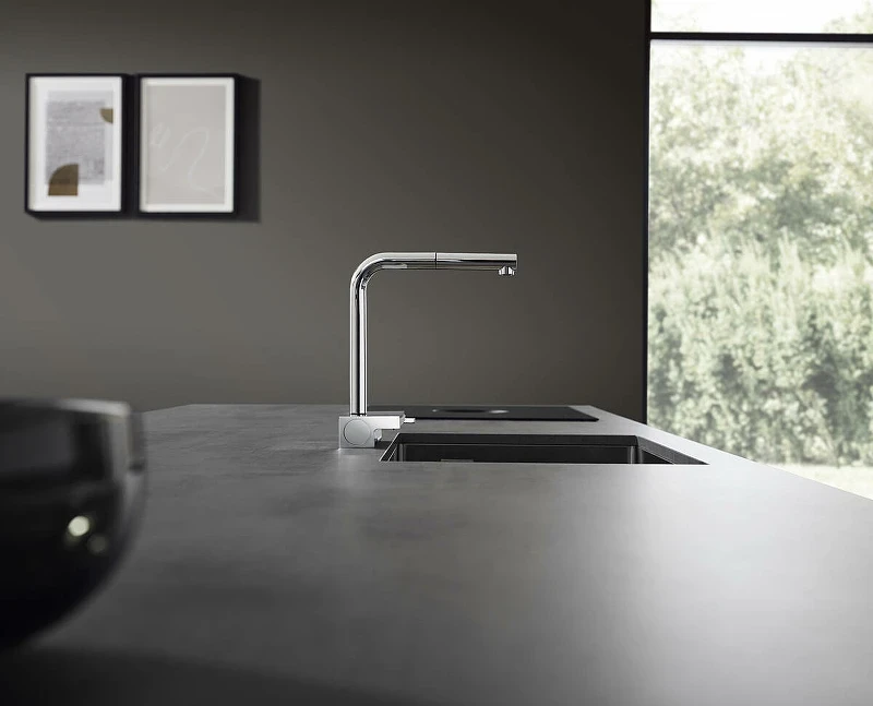 Смеситель для кухни Hansgrohe Aquno Select M81 73836000 Хром латунь
