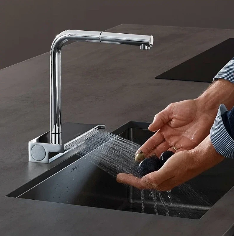 Смеситель для кухни Hansgrohe Aquno Select M81 73836000 Хром латунь