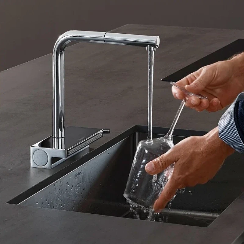 Смеситель для кухни Hansgrohe Aquno Select M81 73836000 Хром латунь