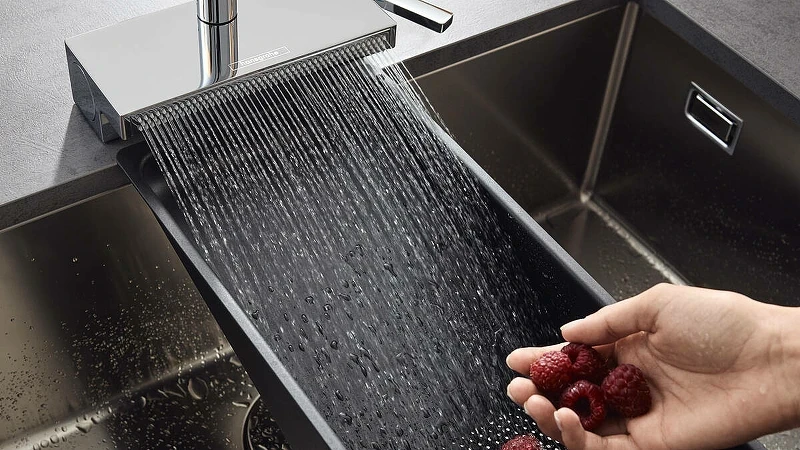 Смеситель для кухни Hansgrohe Aquno Select M81 73836000 Хром латунь