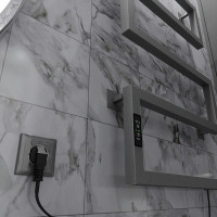 Электрический полотенцесушитель Altasan ШалимарПроф 80x50 ШалимарПроф8050Г Графит нержавеющая сталь