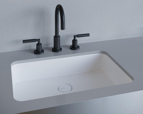 Раковина Salini Marea 55 09 1802209M Белая матовая искусственный камень (литьевой мрамор) встраиваемый