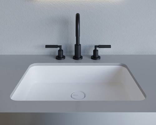 Раковина Salini Marea 55 09 1802209M Белая матовая искусственный камень (литьевой мрамор) встраиваемый