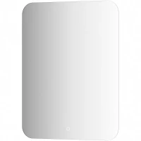 Зеркало Defesto Opti 60x80 DF 2817S с подсветкой 25W-3000К/Сенсорный выключатель/Теплый белый свет