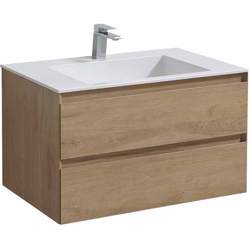 Тумба под раковину Vincea Luka 80 VMC-2L800NO подвесная N.Oak МДФ / ЛДСП