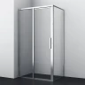 Душевой уголок WasserKRAFT Lopau 120x90 32S07L профиль Хром стекло прозрачное