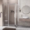 Душевой уголок WasserKRAFT Lopau 120x90 32S07L профиль Хром стекло прозрачное