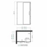 Душевой уголок WasserKRAFT Lopau 120x90 32S07L профиль Хром стекло прозрачное