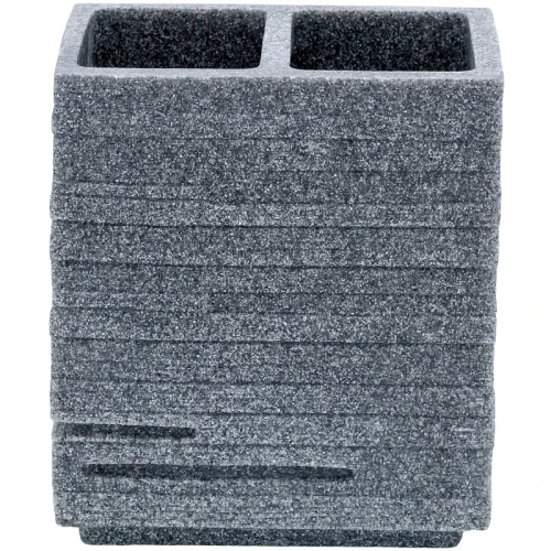 Стакан для зубных щеток Ridder Brick 22150207 Серый