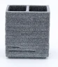 Стакан для зубных щеток Ridder Brick 22150207 Серый