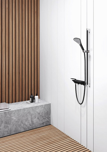 Смеситель для душа Kludi Balance 527108775 Черный Хром латунь на стену