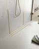 Душевой лоток Timo Drain System 70 DS230207/17 с решеткой Золото матовое / под плитку