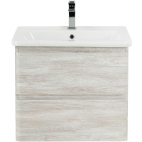 Тумба под раковину BelBagno 60 ALBANO-CER-600-2C-SO-RVB подвесная Rovere Vintage Bianco МДФ / ЛДСП