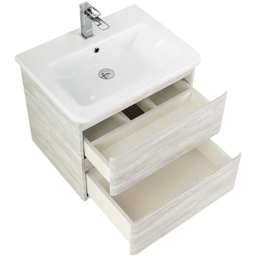 Тумба под раковину BelBagno 60 ALBANO-CER-600-2C-SO-RVB подвесная Rovere Vintage Bianco МДФ / ЛДСП
