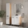 Шкаф пенал Equil Lago 35 pnLAGO35-04 цвет Белый Дуб сонома