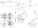 Комплект смесителей Paffoni Light KITLIG018NO071 Черный матовый латунь