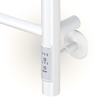 Электрический полотенцесушитель Comfysan Capri EC-8 80x40 012748 с полкой Белый матовый
