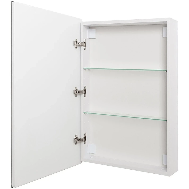 Зеркальный шкаф BelBagno 50 SPC-GRT-500/800-1A-LED-TCH с подсветкой Белый МДФ / ЛДСП, стекло