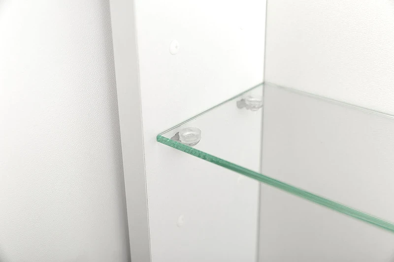 Зеркальный шкаф BelBagno 50 SPC-GRT-500/800-1A-LED-TCH с подсветкой Белый МДФ / ЛДСП, стекло