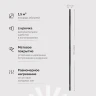 Электрический полотенцесушитель EWRIKA Пенелопа K1 160 цвет Черный матовый
