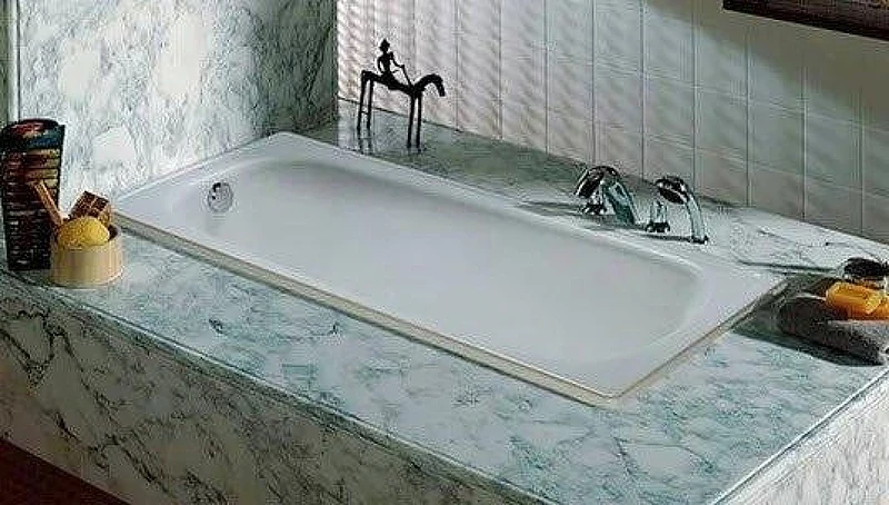 Чугунная ванна Roca Continental 160x70 21291200R с антискользящим покрытием