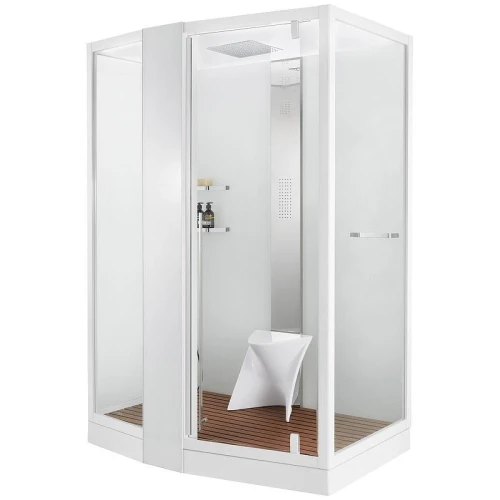 Душевая кабина Orans SR-89102LS White LH 150x100 L 89102LWLH с паром и гидромассажем
