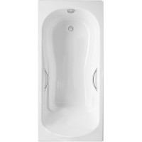 Чугунная ванна Delice Haiti Luxe 150x80 DLR230636R с отверстиями под ручки без антискользящего покрытия