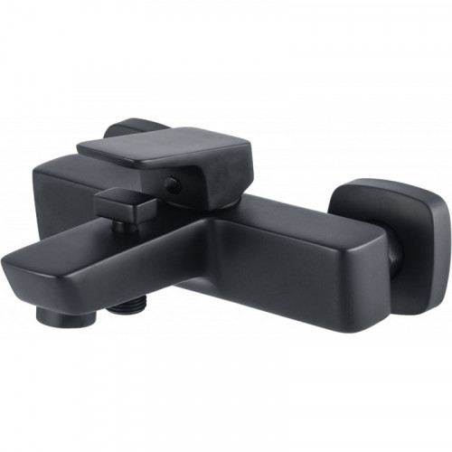 Смеситель для ванны Aquanet Gotic AF440-20B Черный латунь на стену