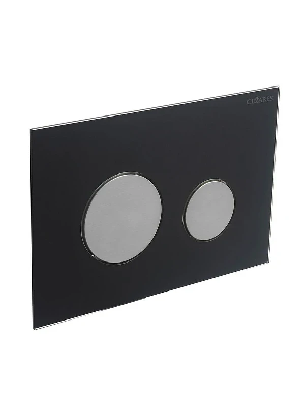 Клавиша смыва Cezares Lux LUX-GN-01-C цвет Черный Хром