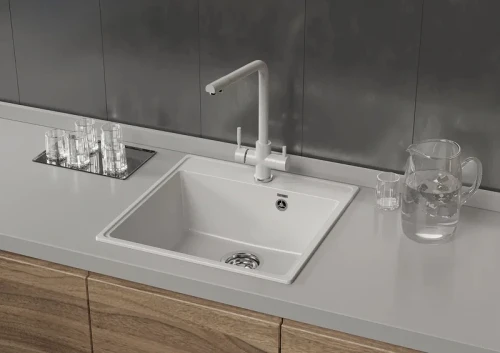 Кухонная мойка Ulgran Quartz Forte 505-08 Космос искусственный камень (литьевой мрамор) встраиваемый