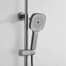 Душевая система Shevanik S8236T цвет Оружейная сталь