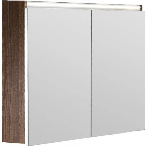 Зеркальный шкаф Boheme Armadi Art Vallessi 80 547-D с подсветкой Dark oak МДФ / ЛДСП, стекло