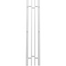 Электрический полотенцесушитель Point Фрея PN20728W П2 140x800 диммер слева Белый