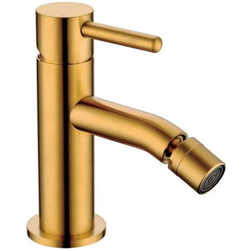 Смеситель для биде Grocenberg GB2094GL Золото брашированное