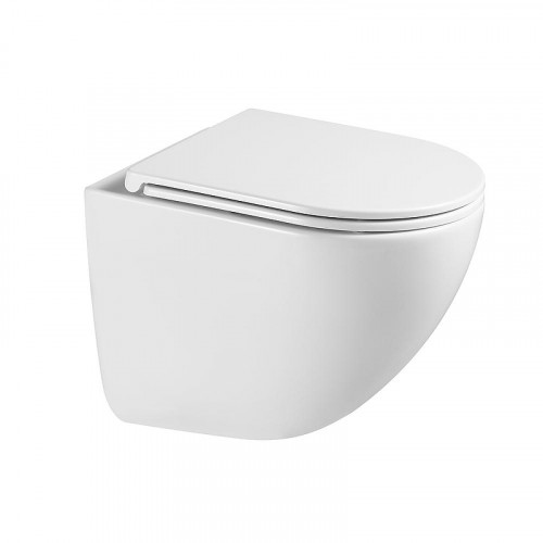 Унитаз Terminus Аврора 01WM49x36W подвесной цвет Белый с сиденьем Микролифт