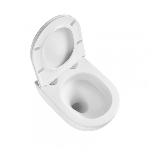 Унитаз Terminus Аврора 01WM49x36W подвесной цвет Белый с сиденьем Микролифт