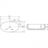 Раковина-чаша Abber Bequem 60 AC2102MB Черная матовая фаянс накладная