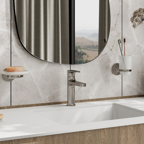 Смеситель для раковины WasserKRAFT Spree 1403 Никель латунь