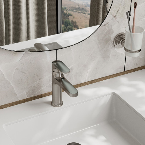 Смеситель для раковины WasserKRAFT Spree 1403 Никель латунь